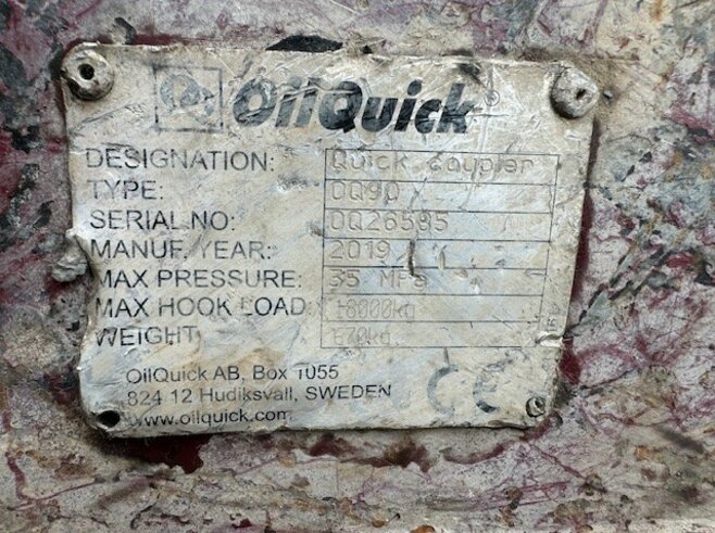 OilQuick Vollhydr. Schnellwechsler OQ90